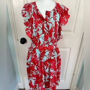 Banana Republic Floral Dress Size 2